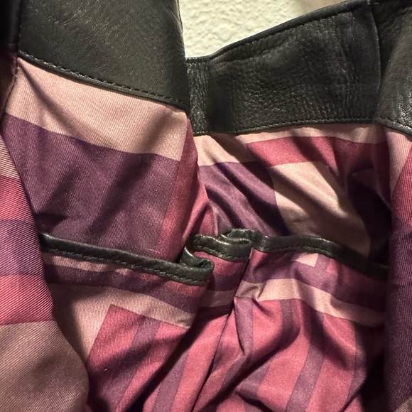 Kooba Black Leather Tote Bag - Picture 5 of 6